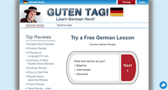 Desktop Screenshot of learn-german.language101.com