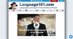 Desktop Screenshot of language101.com