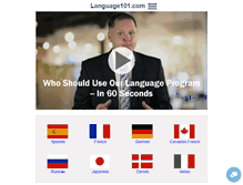 Tablet Screenshot of language101.com