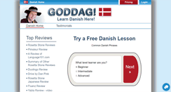 Desktop Screenshot of learn-danish.language101.com